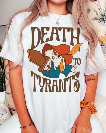 Retro 70S Skippy Rabbit Death To Tyrants Shirt