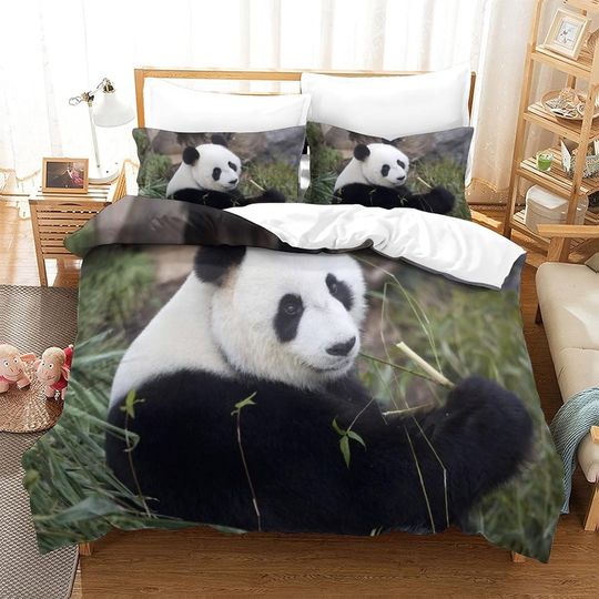 Cute Panda Bear  3D Giant Panda Bedding