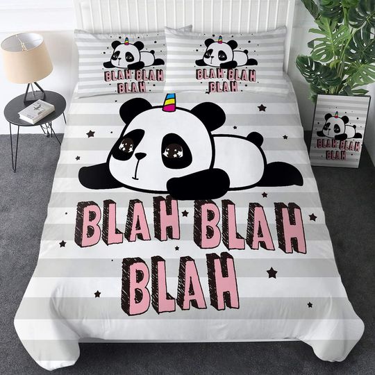 Sleepwish Panda Bedding Panda Bear  Cute Kids Wildlife Animals Bedding Set