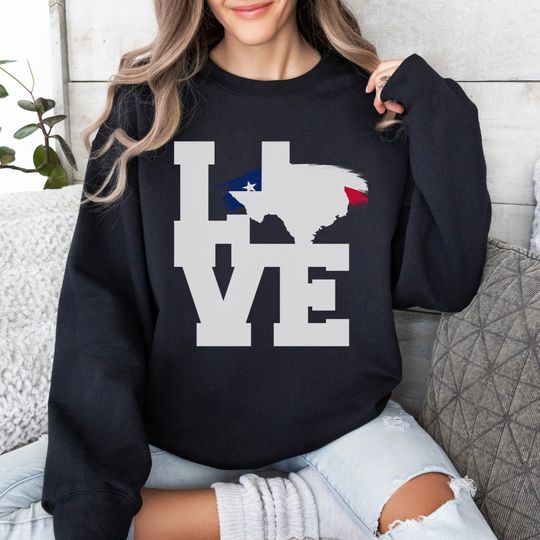 Texas Sweater Vintage Texas Sweater Texas Sweatshirt Texas Apparel Texas Gift Men's Women's Unisex Crewneck Sweatshirt