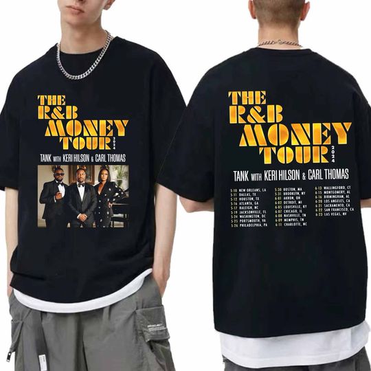 Tank with Keri Hilson and Carl Thomas - The R&B Money Tour 2024 Shirt