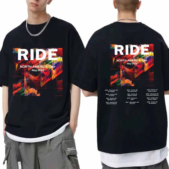 Ride 2024 Tour Shirt, Ride Band Fan Shirt