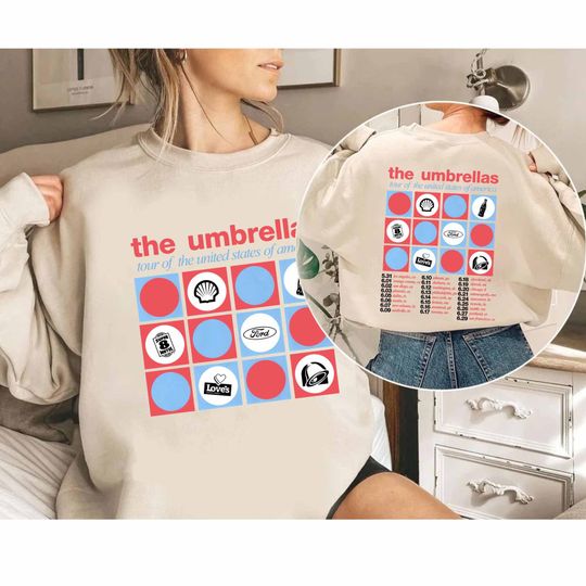 The Umbrellas 2024 Tour Shirt, The Umbrellas Band Fan Shirt