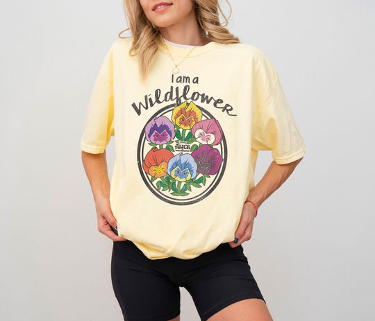 Vintage Disney I Am A Wildflower Alice in Wonderland Shirt