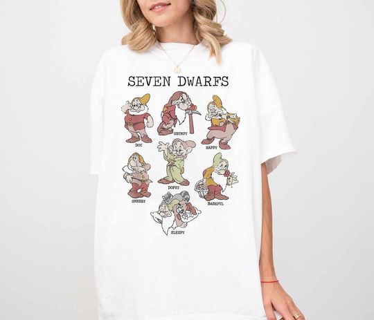 Vintage Disney The Seven Dwarfs Snow White Shirt