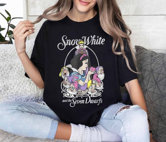 Retro Disney Snow White and The Seven Dwarfs Shirt