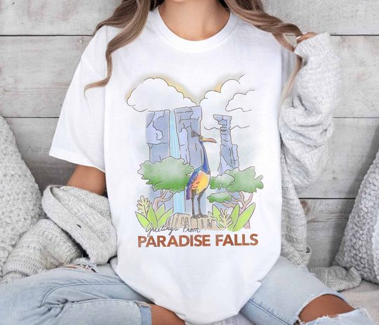 Vintage Paradise Falls UP Disney Shirt, Adventure Is Out There Trip Shirt