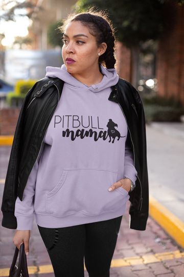 Pitbull Mama Hoodie, Pitbull Owner Hoodie, Dog Mama Hoodie, Animal Lover, Dog Mom Gift