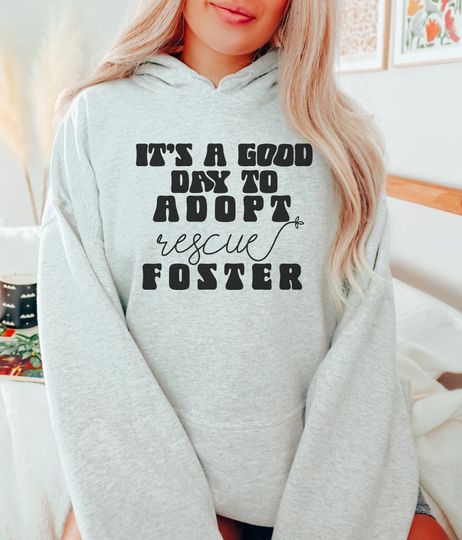 Foster Dog Mom Hoodie, Animal Rescue Organization Gift Vet Tech Hoodie