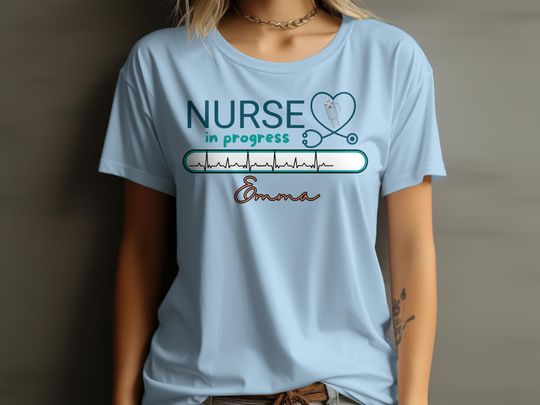 Custom future nurse t-shirt, custom name, nurse students