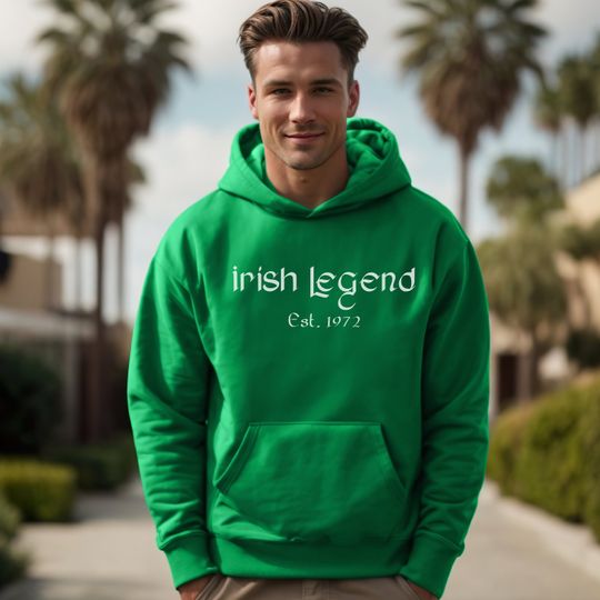 Irish Hoodie Sweatshirt, St. Patrick's Day Custom Irish Shirt