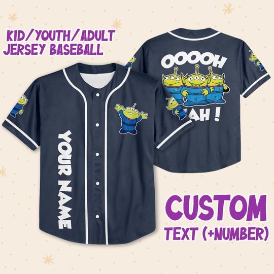 Personalize Toy Story OOOOH Yeah Baseball Jersey