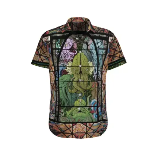 Glass Garden 3D Empire With All Hawaiian, Summer Party Shirt, Buttom Down Shirt
