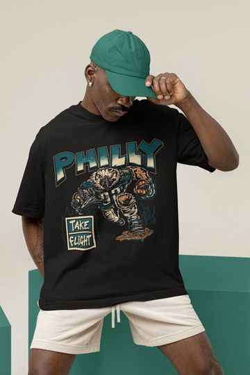 Philadelphia Football T Shirt, Vintage Philadelphia T-Shirt
