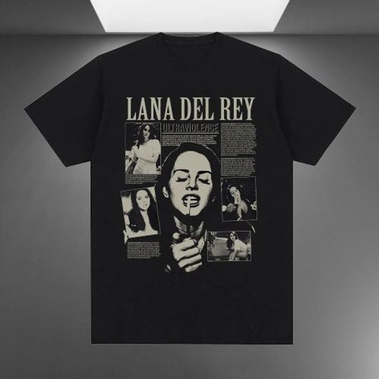 Lana Del Rey Ultraviolence Music Album T-Shirt, Lana Del Rey shirt merch