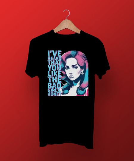 Lana Del Rey Vintage Shirt, Blue Jeans Music Pop Rock T-Shirt