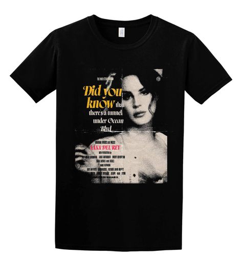 Lana Del Rey Did you Know tshirt, Lana Del Rey tour Shirt