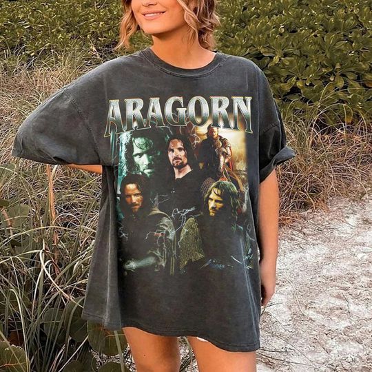 Vintage Style Aragorn Shirt, Vintage 90s Grapic Tee, Gift For Fan Shirt