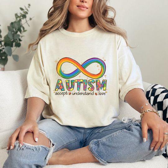 Autism Shirt for Her Him Autism Awareness Month Tee Autism Acceptance T-shirt
