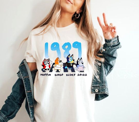 Taylor T.S 1989 Funny Shirt, BlueyDad Shirt, Taylor BlueyDad Vintage Shirt