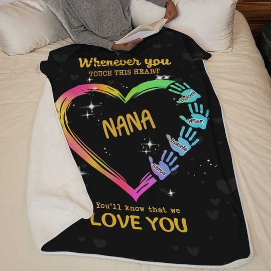You’ll Know That We Love You Custom Grandparents Christmas Gift Personalized Blanket