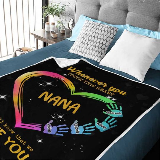 You’ll Know That We Love You Custom Grandparents Christmas Gift Personalized Blanket