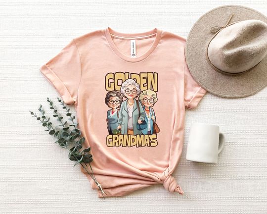 Funny Graphic Golden Grandmas Shirt for Women, Stay Golden Matching Shirt, Stay Golden Squad, 80's Sitcom T-shirt, Cute Gift For Grandma