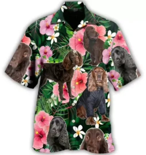 Boykin spaniel tropical dog Hawaiian shirt, summer gift, Gifts for him