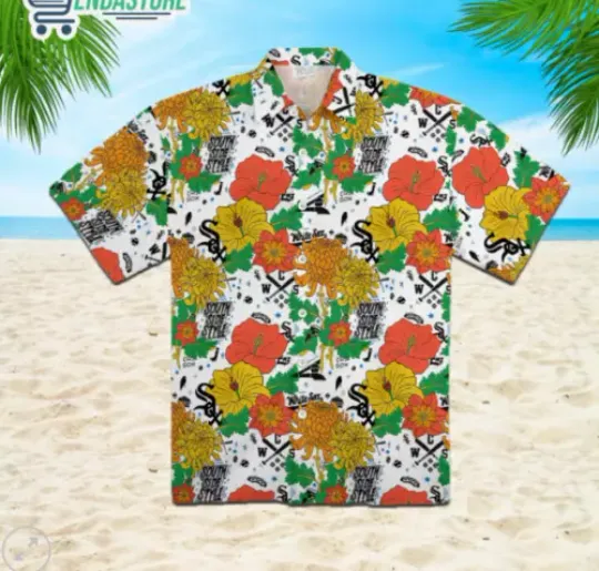 Cute, White Sox Hawaiian Shirt. summer best gift, Mom gift, 3D aloha