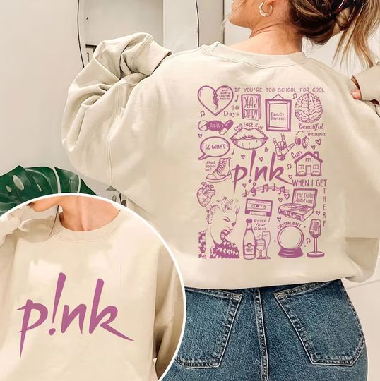 Pink Tour Sweatshirt, Tour Shirt, Pink Music T-shirt