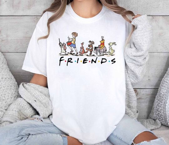 Cute Disney Winnie The Pooh and Friends Shirt