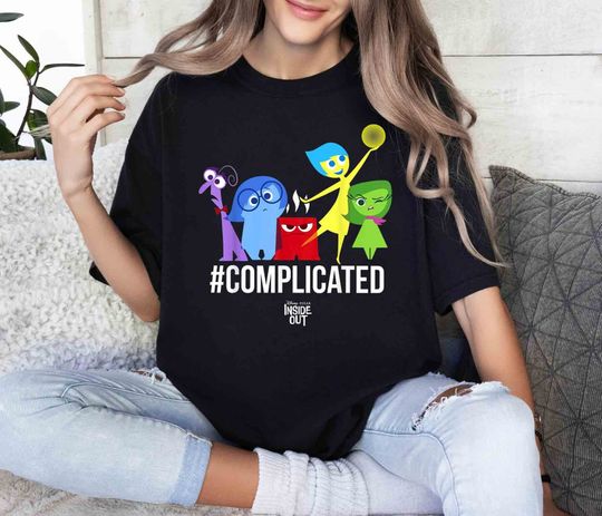 Cute Complicated Emotions Inside Out Disney Shirt