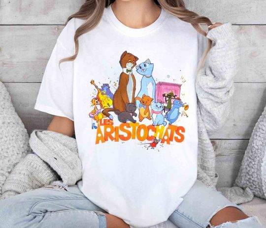 Vintage The Aristocats Family Disney Shirt