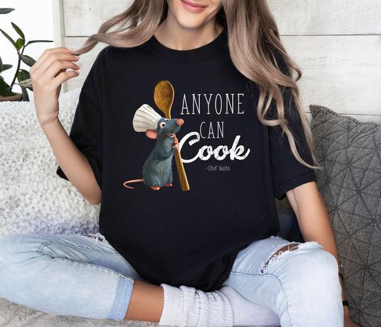 Anyone Can Cook Ratatouille Shirt, Disney Remy Shirt