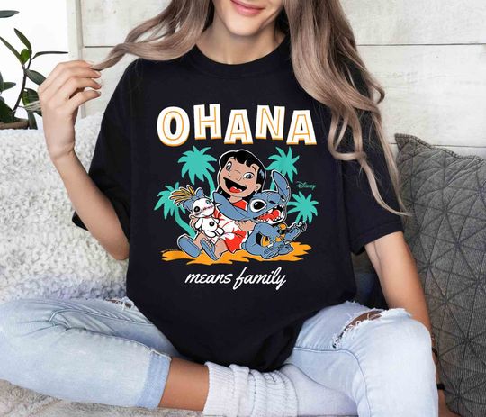 Ohana Means Family Shirt, Disney Lilo And Stitch Shirt