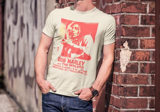 Bob Marley & The Wailers 1979 Vintage T-Shirt