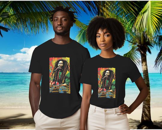Bob Marley Unisex Tee, Bob Marley Gift