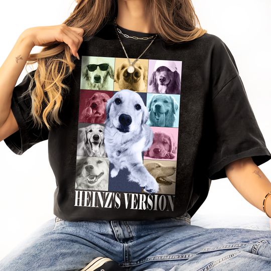 Custom Vintage Dog Eras Tour Shirt,Custom Pet Shirt