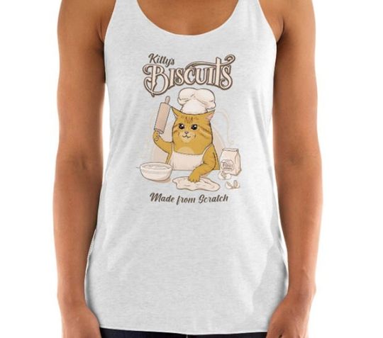 Kitty Biscuits Women's Tank Top, Cat Mom Gift
