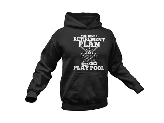 Pool Player Hoodie / Funny Pool Gift For Him & Her / Billiards Lover / Billiard Player Sweater / Pool Fan Pullover / Clothing