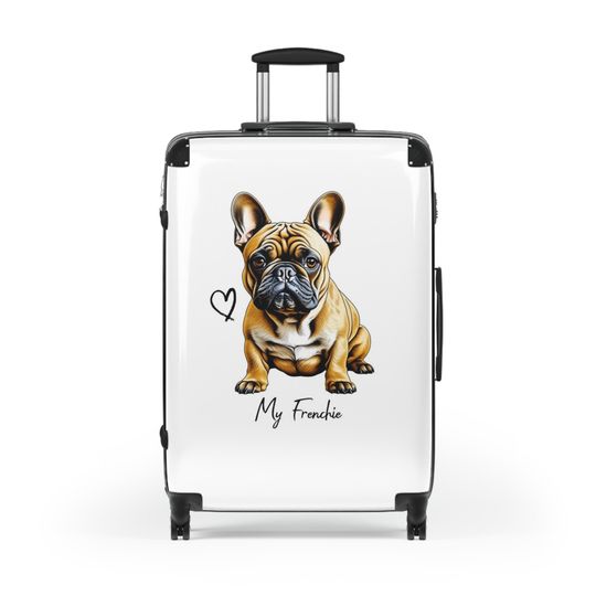 My French Bulldog Suitcase, Dog Lover Gift