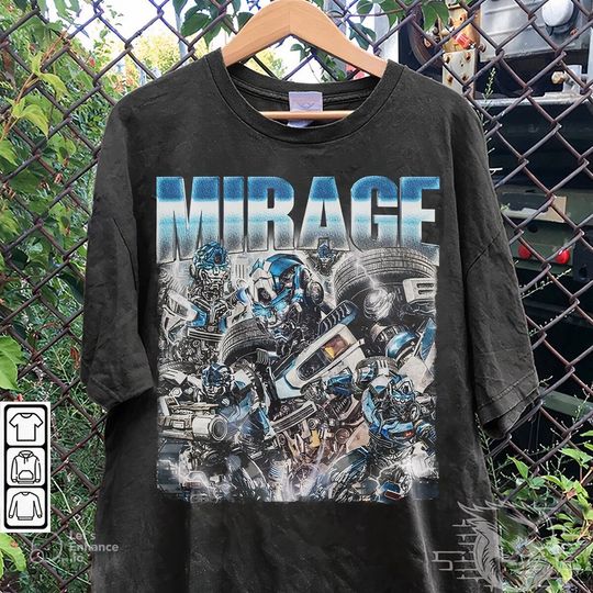 Vintage 90s Graphic Style Mirage Movie T-Shirt- Sweatshirt- Hoodie, 90s Bootleg Shirt, Mirage Autobot For Man and Woman Unisex T-Shirt