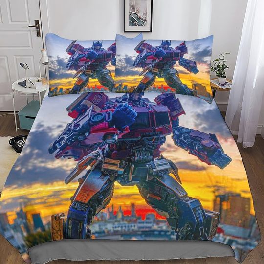 Transformers Set 3D Printed Kids Bedding
