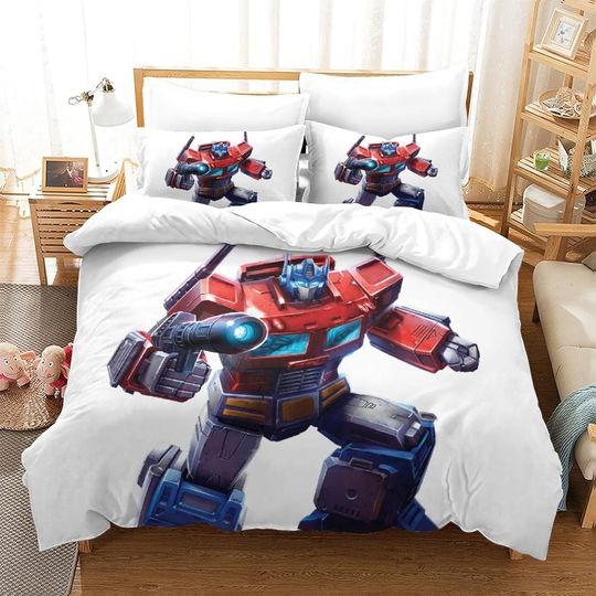 Transformers Optimus Prime Robot Movie 3D Bedding Set