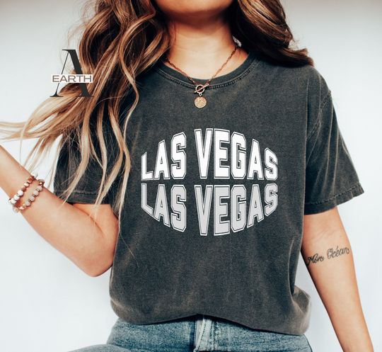 Las Vegas Shirt Comfort Colors US State Tee Unisex College Student Gift Souvenir Family T-shirt