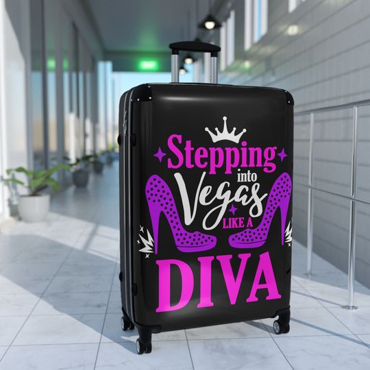 Glam Las Vegas Diva Vacation Suitcase