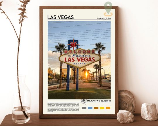 Las Vegas Print, Las Vegas Poster, Las Vegas , Las Vegas Travel, Las Vegas art print, Las Vegas artwork, Las Vegas Nevada Print