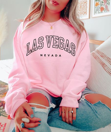 Las Vegas Shirt | Las Vegas Unisex Sweater | Las Vegas Nevada Sweatshirt | Las Vegas NV Shirt | Las Vegas Vacation Shirt | Sin City Shirt