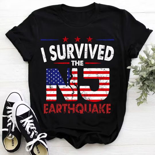 2024 New Jersey Earthquake Shirt, I Survived the NJ Earthquake Shirt, April 5th