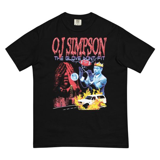 OJ Simpson - The Glove Don't Fit - Vintage Shirt - T shirt